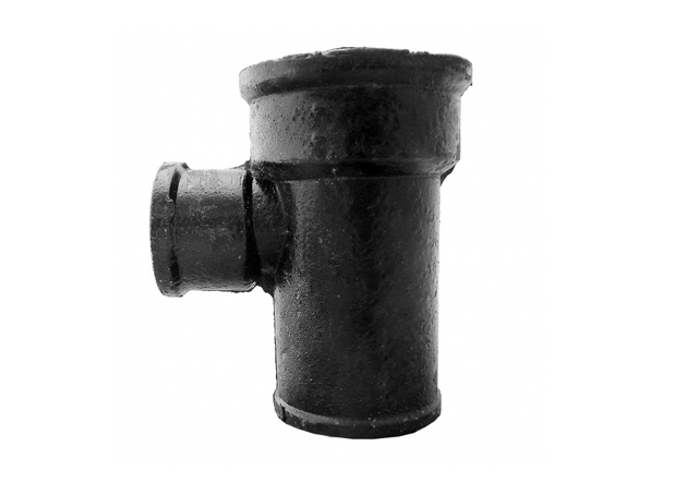 Чугунный канализационный отвод-тройник приборный правое исполнение 150 ̊ Dу 100